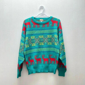 VINTAGE - Super Fun Reindeer Young Beat Holiday Sweater